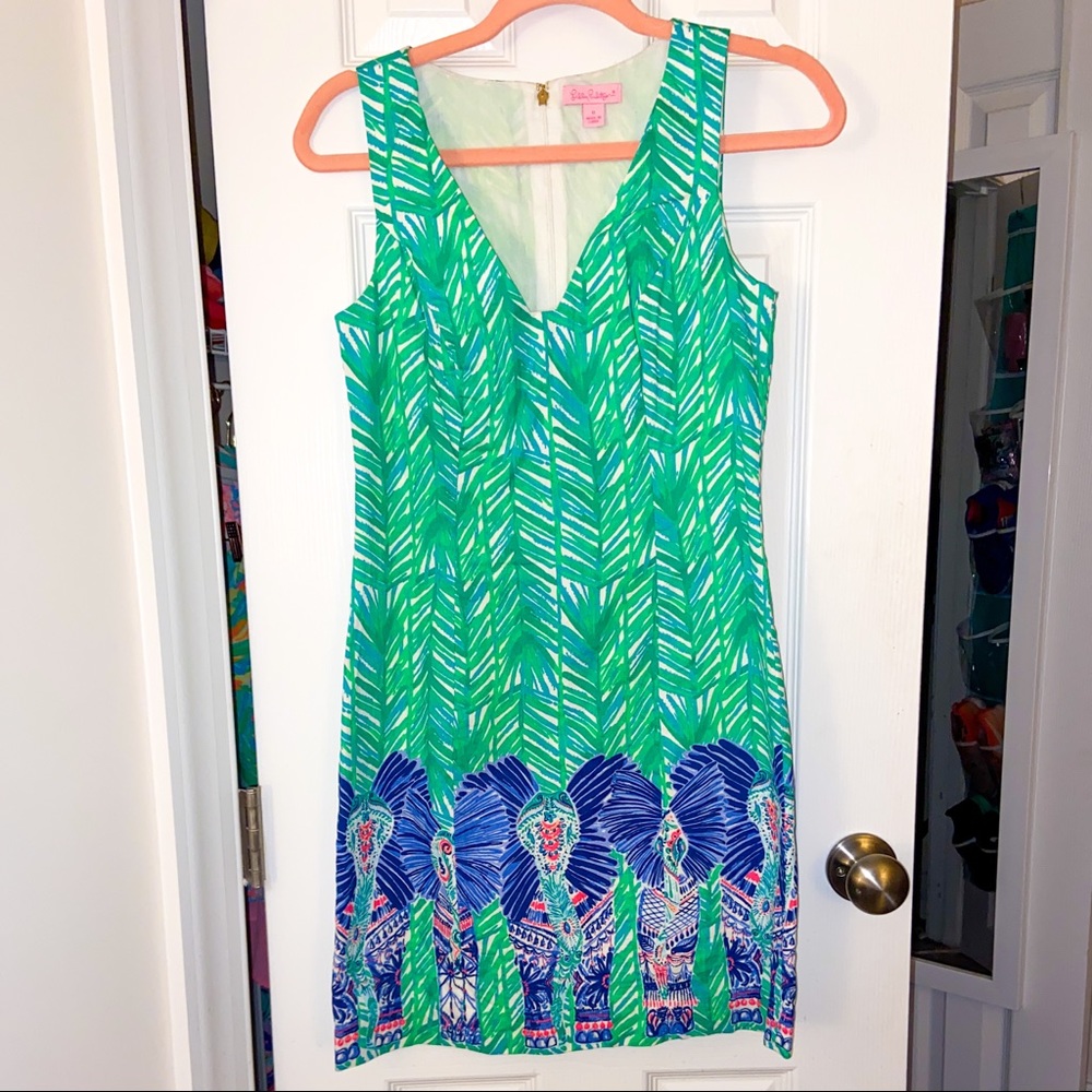 Lilly Pulitzer | 0 | Tandie Shift in Toucan Green Costa Verde